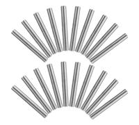 HOOWIFFY Goujons Cylindriques pour Meubles et Armoires la Maison Bureau 20 en Acier Inoxydable 304 Argenté , 5 Mm X 30 Mm , 20 Pièces , Support Fiable et Facile à Installer