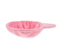 HOOWIFFY Hamac Suspendu pour Arbre à Chat en Polaire Rose Anneau en Acier Lit Rond en Peluche Multifonctionnel pour Chatons et Chats Adultes pour Étagères