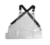 HOOWIFFY Tablier de Coiffure Transparent en Tpu Léger et Facile à Laver, Réglable Sangle Unisexe pour Salon de Coiffure Cuisine Professionnelle