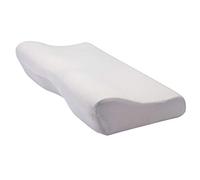 HOOZ Oreiller orthopédique viscoélastique avec housse lavable, oreiller cervical et douleurs aux épaules, anti-ronflement (33 x 64 x 14 cm)