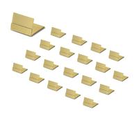 Hopbucan Supports de Numéros de Table Dorés, Lot de 20 Supports de Cartes de Table et Supports D'Images en Métal - Idéal pour les Mariages et les Fêtes
