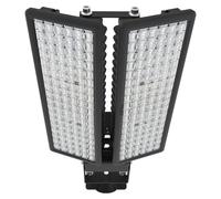 HOPEDAMAI Projecteur LED extérieur 200W 28000LM 6500K blanc froid | IP67 étanche, robuste et sans scintillement, protection 10kV, orientable à 240°, pour mâts 45-65mm et parkings