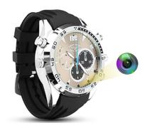 HopeGem Petite DV Espion Caméra - Mini Cachée HD 1080P Montre Carte Mémoire 32G Intégrée Spy Cam(W5000)