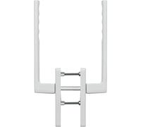 HOPPE 11600287 Toulon Poignée PZ en aluminium Blanc 253 mm
