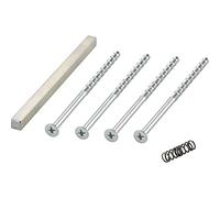 Hoppe Accessoires de fixation pour poignées de porte de balcon - Extérieur plat - Épaisseur de porte 93-103 mm