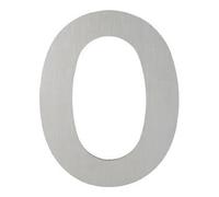 Hoppe HOPPE OA-Numéro de maison E600-609 Chiffre 0 Acier inoxydable mat Quantité:1