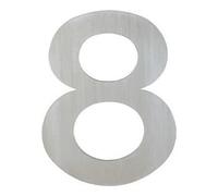 Hoppe HOPPE OA-Numéro de maison E600-609 Chiffre 8 Acier inoxydable mat Quantité:1
