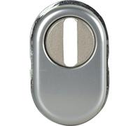 HOPPE protection anti-arrachement, aluminium argent anodisé