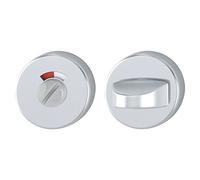 HOPPE Rosace ronde - Diamètre : 53 mm - Aluminium argenté anodisé - WC/salle de bain - 1 paire
