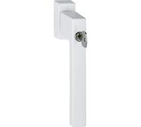 HOPPE Toulon 10790157 Poignée parallèle coulissante/basculante verrouillable en aluminium Blanc