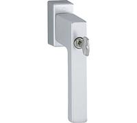 Poignée de fenêtre HOPPE TOULON cylindre de blocage, VK 32-42 mm, aluminium argent anodisé