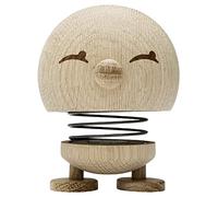 Hoptimist Figurine en bois Bimble M – à secouer, déco scandinave – 7,4×8,5×9,5 cm – Raw oak