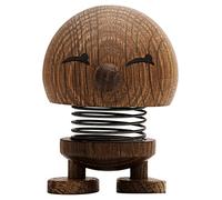 Hoptimist Bimble en Bois, Figurine à secouer, décoration scandinave pour Le Salon, Le Bureau, Le Couloir, la Salle de Bain, Super Cadeau, 4,5 x 5,8 x 6,6 cm, Small, Smoked Oak
