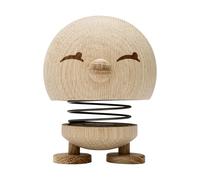 Hoptimist Bimble en Bois, Figurine à secouer, décoration scandinave pour Le Salon, Le Bureau, Le Couloir, la Salle de Bain, Super Cadeau, 7,4 x 8,5 x 9,5 cm, Small, Raw Oak