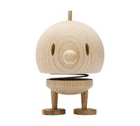 Hoptimist Figurine Bumble M en bois à secouer Chêne brut