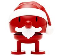 Hoptimist Figurine Père Noël Bumble - Décoration Scandinave Design Nordique - Rouge - 8 cm - Cadeau Joyeux