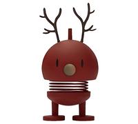 Hoptimist Figurine Renne Bumble Design Nordique Blanc 10,5 cm Décoration Scandinave Artisanale