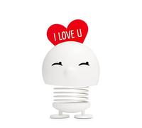 Hoptimist Love Bimble Petit (S), Figurine à secouer, décoration scandinave pour Salon, Bureau, Chambre, Bureau, 4,5 x 5,8 x 8,7 cm, Blanc
