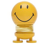 Hoptimist Smiley, Figurine à secouer, décoration scandinave pour Le Salon, Le Bureau, l'entrée, la Salle de Bain, Moderne & scandinave, Super Cadeau, 4,5 x 5,6 x 6,6 cm, Petit, Jaune