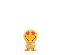 Hoptimist Smiley Love S Jaune - Figurine À Secouer, Décoration Scandinave, Salon, Bureau, Salle De Bain, Cadeau Original - Abs/Acier