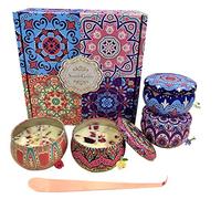 HorBous Soy Scented Candle Gift Set for women, Fragrance Aromatherapy Candles Set for Home Party