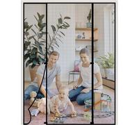Hordeur magnétique 200 x 222cm - Double porte - Fermeture de voiture - Moustiquaire - Fenêtre & Porte de balcon & Porte de terrasse