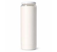 Horeca Candles - Bougies de prière et commémoratives de 9 jours - Lumières religieuses non parfumées dans un pot en plastique - Cire d'huile végétale à combustion propre - Utilisation en intérieur et