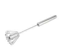 Horett Batteur à œufs, Acier Inoxydable, Rotation Semi-automatique | Mélangeur D'œufs, Acier Inoxydable, Rotation de la Presse vers le Bas, Utilisation en Cuisine Domestique, Cuisine et
