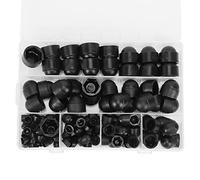 Horett Capuchon D'écrou Hexagonal PE Noir, Couvercle D'écrou de Boulon de Protection, Composant Industriel, Fourniture Industrielle, Matériel Industriel M4-M12 avec Moulage par
