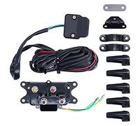 Horett Commutateur de Contact de Relais Solénoïde Treuil 12 V 250 A Contacteur Solénoïde Relais Treuil 3 500-4 500 LBS Kit Supports Montage Borne M8