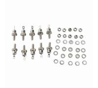Horett Diode de Redressement [Marque] Diode de Redresseur Puissance 25A 1200V 25HFR120 25HF120 Cathode Goujon Courant Surtension élevée et Anode Goujon avec Vis