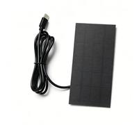 Horett Efficacité Monocristalline Portative de 22% du Panneau Solaire | Chargeur Solaire, Sortie Type C, Cellules Monocristallines, Câble 1 M, Appareils 3,7 V à 5 V, Téléphones, Lampes de Jardin