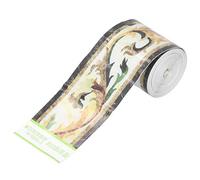 Horett Frise de Papier Peint à DéColler et à Coller en PVC 5 X 500 Cm | Autocollant de Ligne de Taille Auto-adhésif pour Cuisine, Salle de Bain, Salon, Décoration Murale Imperméable et Durable,