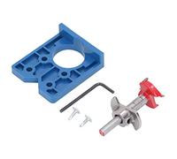 Horett Guide de Perçage de Trou Gabarit Charnière Kit D'outils Perçage dissimulé 35 Mm Guide Trou Gabarit Positionnement Précis avec Foret