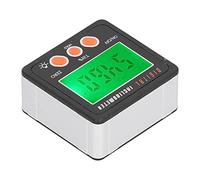 Horett Inclinomètre Numérique avec Indice IP54 et Résolution de 0,05° | Jauge de Recherche D'angle, Base Magnétique, Boîtier ABS, écran LCD rétroéclairé, Utilisation pour le Travail du Bois et la