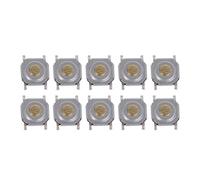 Horett Interrupteur Tactile Mini Interrupteur Petit Miniature à Bouton-Poussoir 4 X 4 X 1,5 Patch en Laiton Facile à Souder 440 V 50 MA avec SMD