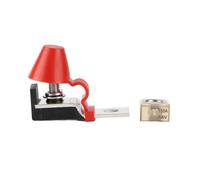 Horett Kit de Bloc de Fusibles à Montage sur Borne, Bloc Fusibles Batterie, Support Fusible 58 V M8 30-300 A DC, Alimentation PPS en Acier Inoxydable avec Capuchon étanche pour (150A)