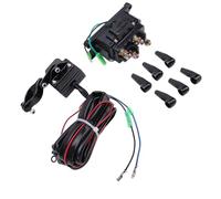 Horett Kit de Contacteur de Relais Treuil 12V 250A Camion UTV 5000-7000lbs | Faisceau D'interrupteur au Pouce, Construction en Caoutchouc Métallique, Installation Enfichable Directe, capacité de