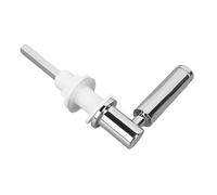 Horett Kit de Remplacement de Poignée Chasse D'eau en Alliage Zinc ABS | ABS en Alliage de Zinc, Chaîne Réglable de 25 Cm, Ajustement de Réservoir Standard, Montage incliné sur le côté Avant,