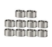 Horett Kit de Rondelles, Jeu de Rondelles D'espacement, 10 Pièces D'entretoises en Acier Inoxydable 12 Mm Diamètre Intérieur et 15 Mm Diamètre Extérieur avec des Longueurs 2 (3515-0015-0080)