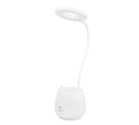 Horett Lampe de Bureau LED pour Enfants, Pliable, 3 Sources de Lumière, | Lampe D'étude Rechargeable avec Col de Cygne à 360°, Modes Blanc Chaud et Froid, Alimentée par USB, Idéale pour le Bureau à
