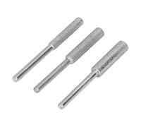Horett Limes de Meulage de Tronçonneuse Embouts Meuleuse Scie à Chaîne Embouts D'affûtage Tronçonneuse 30 Pièces 4 Mm 4,8 Mm 5,5 Ensemble Limes Meulage émeri avec Tige
