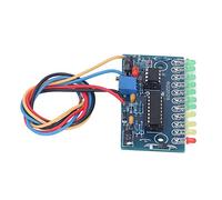 Horett Module Indicateur de Niveau Audio LED, 10 Segments, 11 X 3 Mm | VU-mètre, Carte PCB, 11 Lumières de 3 Mm, Alimentation 12 V 250 MA, Préampli Micro, Utilisation Haut-parleur, 150 MV à 60 V