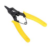 Horett Pince à Circlips 4 en 1 Pince à Circlips 4 en 1 Externe Interne Outil combiné Poignée Plastique Antirouille avec 3 pour Clips Incurvés Intérieurs