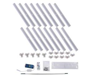 Horett Plafonnier LED RVB Hexagonal avec Télécommande pour Jeux de Garage