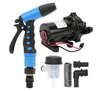 Horett Pompe de Lavage de Pont Pompe Lavage Marine Bateau 24 V 5,0 GPM 70 PSI à Membrane Auto-amorçante avec Surcharge Thermique et Protection Incendie pour