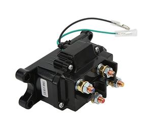Horett Relais Solénoïde de Treuil 12V 250A Capacité de 3500 à 4500 Lbs | Remplacement de Contacteur, Coque ABS, Bornes de Raccordement en Cuivre, Contacts Argentés, UTV ATV Pickup Bateau Remorque,