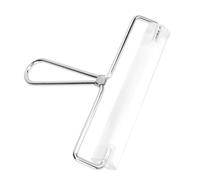 Horett Rouleau D'argile Acrylique Surface de Meulage Fine Transparente de | Poignée en Acier Inoxydable, Construction Transparente, Utilisation Artisanale de Peinture, compatibilité Pâte et Fondant,