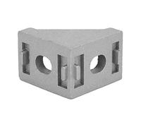 Horett Support de Profil en Aluminium 2028 Support D'angle de Profil en Aluminium 2028 D'angle 50 Pièces 28x28x20mm Type L avec Résistant à la Corrosion