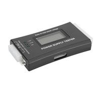 Horett Testeur d'alimentation ATX, Outil de Diagnostic D'ordinateur avec écran LCD, Alarme Sonore pour L'entretien et la Réparation du PC, Coque en Plastique